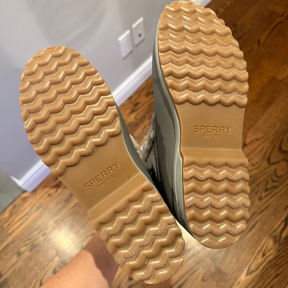 NIB! Sperry Maritime Repel Grey Trim Snow Boots - Picture 7 of 11